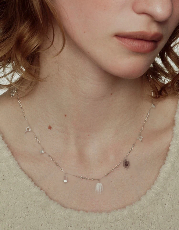 Star-Inspired 925 Sterling Silver Bird Wind Chime Necklace Clavicle Chain