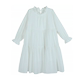Long-sleeved white princess dress for spring and autumn girls dress