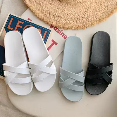 Slippers women Summer Wear fashion 2019 new flat indoor and outdoor wear casual cross beach Net red sandals ins ins