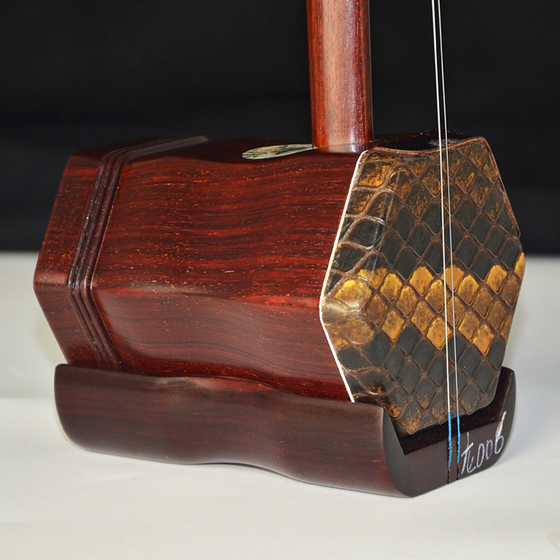 Long 尧 Ấn Độ thùy gỗ hồng mộc erhu thủ công đĩa platter cấp độ chơi nhạc cụ cũ gỗ hồng mộc erhu nhạc cụ - Nhạc cụ dân tộc sáo huân