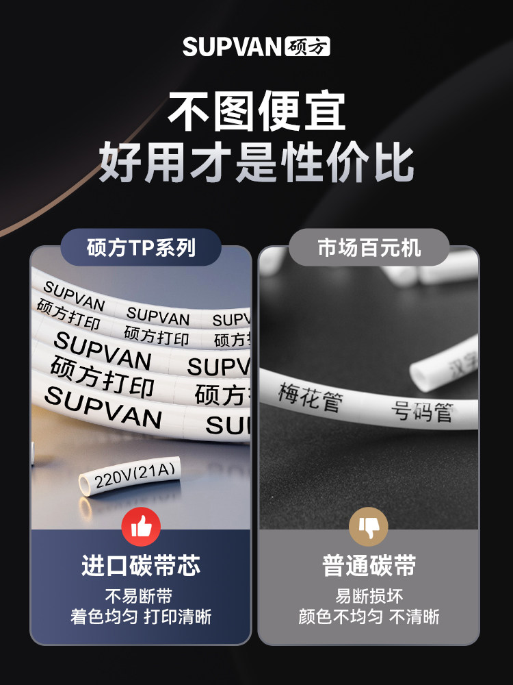 Shuofang Line Numbering Machine Tp70/76I Line Numbering Printer Shuofang 60I/66I Number Tube Printer Shuofang 80/86 Wire Electronic Computer Heat Shrink Tube Printer Wire Tube Coding and Numbering Machine