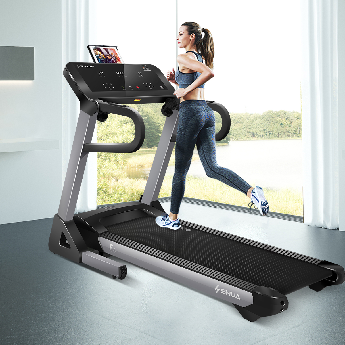 Shuhua Treadmill Home Fitness Small Indoor Folding Mini Mute Athletic Equipment 3900