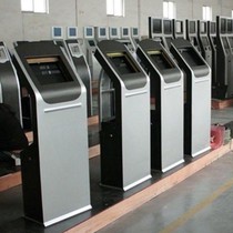 Standing smart fingerprint card attendance machine bracket shell human face recognition sign to the self-service terminal cabinet of the one machine