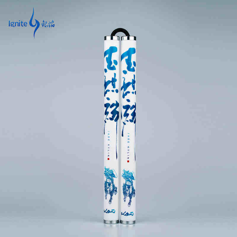 Silver Flame-Jade Kylin Magnetic Nunchaku Performance Nunchaku Two-in-one Taekwondo Self-Defense Children Send Tutorial