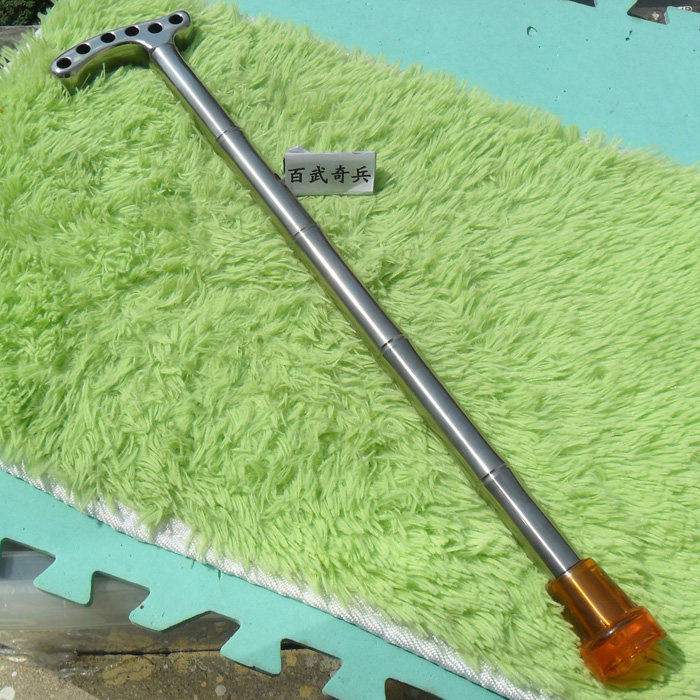 100 Wuqi Soldiers-Titanium Alloy Bamboo Festival Tai Chi Stick Multifunction Anti-Body Stick Cane