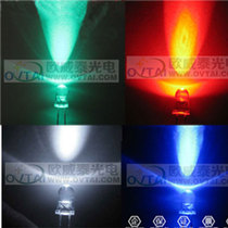 10 Taiwan imported 5mm ultra-bright white red blue green and emerald LED lamp beads high-brightness light emitting diode