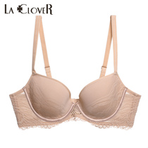 LACLOVER Engraving time series Simple lace gathered thin cup bra LC11FM1