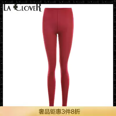 LACLOVER LANKAVIN LACE MODEL SERIES RED thin solid color women's inner pants LC73GM1