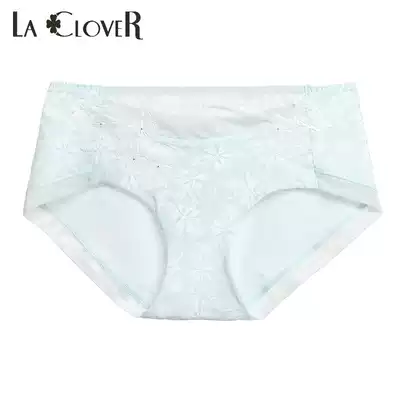 LACLOVER 19 new apricot blossom rain series flower print elegant waist four corner underwear LC23JG1