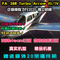  Flight Simulation 2020 PA-28R Turbo Arrow III IV Model STEAM Microsoft Store version