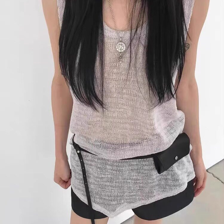 腰挂小方包女2025新款百搭覆古潮流搭配装饰品腰包韩系腰带卡包