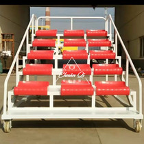 New referee stand timing stand finish stand 15-seat outdoor mobile spectator stand track and field equipment with reliable quality