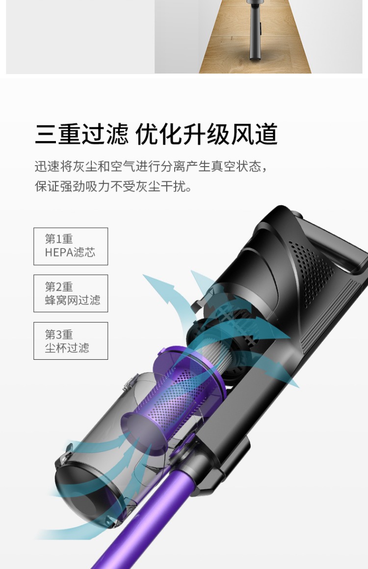 robot hút bụi ecovacs Máy hút bụi không dây cầm tay MTOY thiết bị hút mạnh mẽ sạc nhỏ máy quét mini công suất cao máy hút bụi ô tô bosch