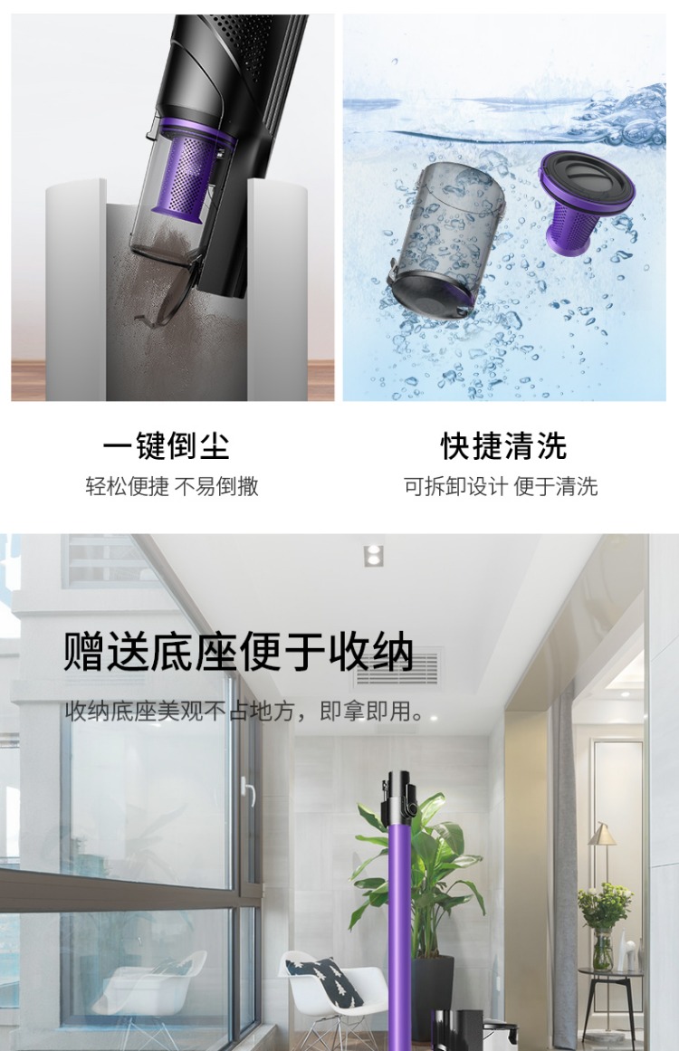 robot hút bụi ecovacs Máy hút bụi không dây cầm tay MTOY thiết bị hút mạnh mẽ sạc nhỏ máy quét mini công suất cao máy hút bụi ô tô bosch