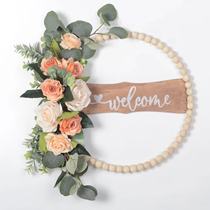 Nordic Flower Rings Decorative Maria Everest Wall-mounted Living-room Cafe Café Window Wedding Hallway Wall