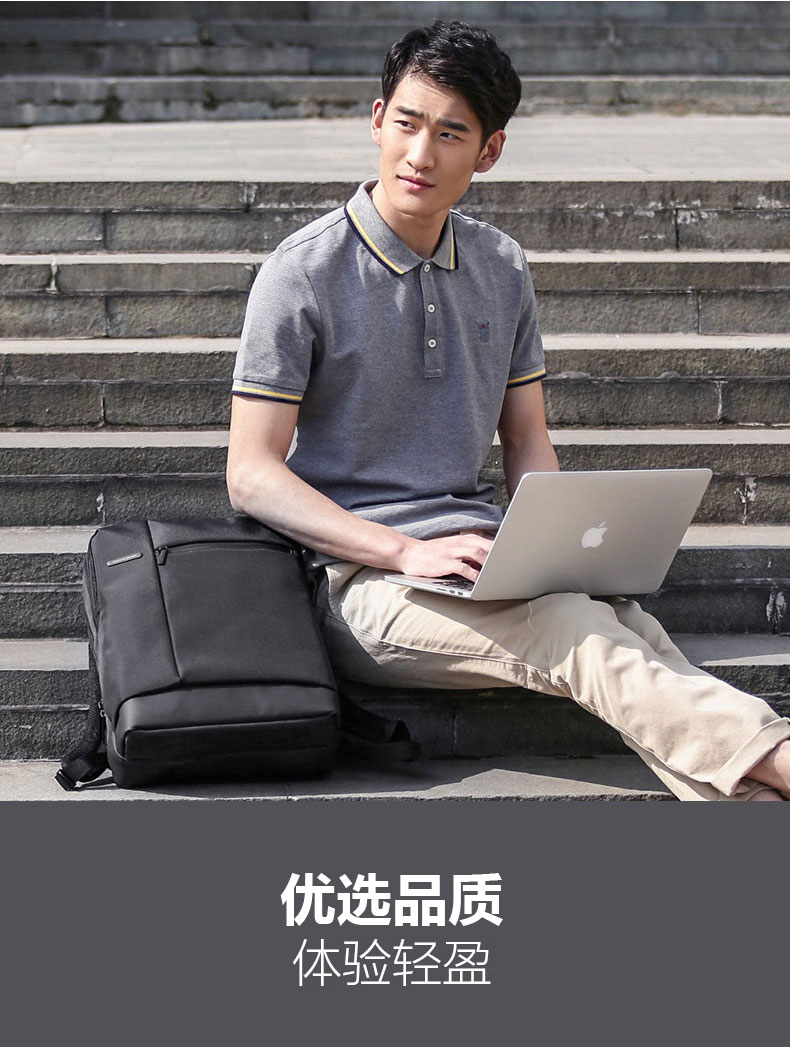 Kê kinh doanh cổ điển ba lô nam ba lô đa chức năng túi máy tính du lịch giải trí sinh viên không thấm nước túi ba lô học sinh tiểu học nữ