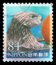 C2544-e The World of Marine Life Episode 6·Sea Otter 2022 Japan Letter Sales Stamp 1 piece
