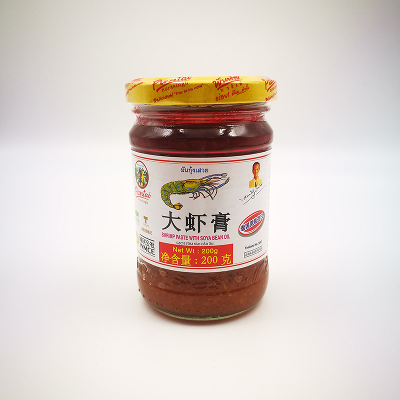 Thailand original Pante Nova Star brand prawn paste Shrimp head oil 200g Pantai prawn paste