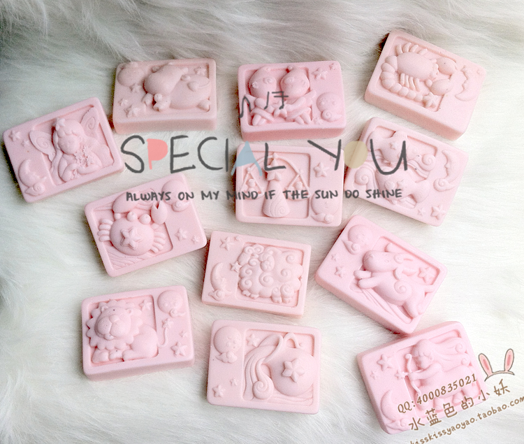 B1183diy chòm sao thủ công xà phòng mềm silicone khuôn xà phòng xà phòng kẹo mềm sô cô la đặc biệt sữa mẹ xà phòng đặc biệt khuon banh bao