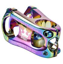 Suitable for KRSEC mountain bike 31 8*50mm colorful handle vertical hollow aluminum alloy short riser accessories large#