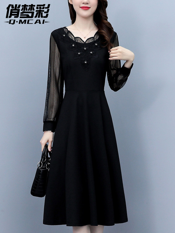 High-End Exquisite Little Black Dress for Women, 2026 New Spring Fashion, This Year's Popular Hot-Selling Style, Elegant Dress for Petite Figures