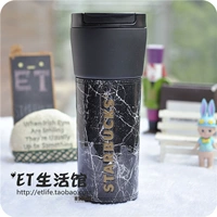 Черный мраморный чехол, стакан