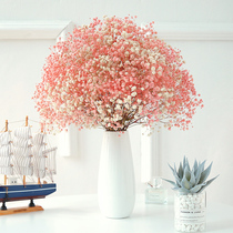 Gypsophila flower bouquet vase ornaments living room flower arrangement forget-not with Vase decoration ornaments dry home furnishings