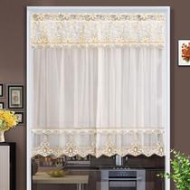 Customized fabric partition door curtain lace curtain decoration home half curtain bedroom bathroom kitchen wind water curtain