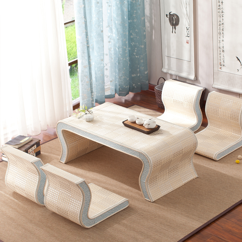 Simple Bay Window Tatami Coffee Table Bamboo Woven 炕 Simple Bay Window Tatami Coffee Table Bamboo Woven 炕 European Small Platform Low