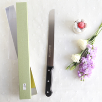 Sakai Takayuki Hanami importé du Japon édition limitée personnalisée en acier au molybdène vanadium manche en bois couteau à pâtisserie couteau à gâteau