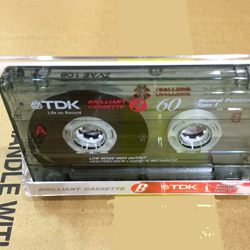 TDK Повторите машину старой машины пустая однонаправленная лента HS60 Старая видео лента TDK-B60 минут записывающей ленты