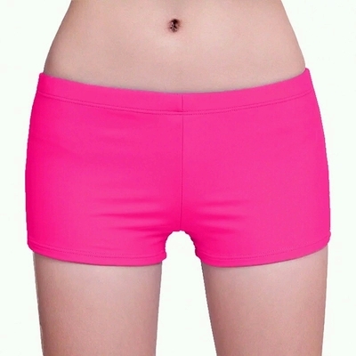 Quần short boxer nữ bikini dưới đơn quần short chia áo tắm nữ hình vuông có kích thước lớn nhiều màu bikini 2 mảnh màu đen	