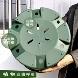 Подлинный сгущенный галлонный бассейн 7 галлон большого цветочного горшка пластиковая смоля посадка, зеленый посадка лунного фруктового дерева.