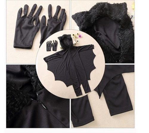 Детский костюм летучей мыши на Хэллоуин для взрослых, мужская и женская одежда с Бэтменом, костюм Бэтмена для взрослых и детей