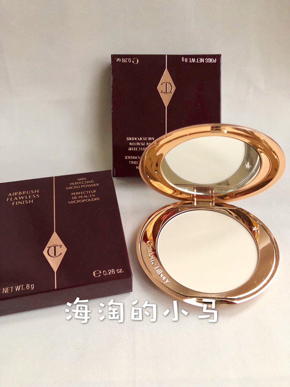 Spot Charlotte tilbury CT honey powder cake flawless lasting makeup dress 8g