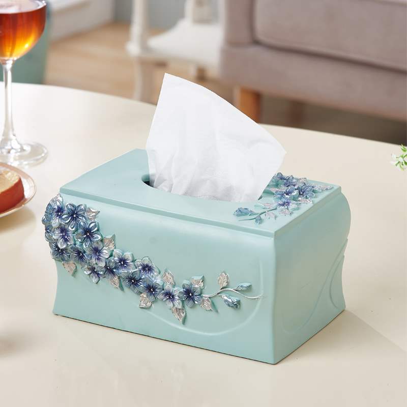 European Style Paper Towel Box Creative Personality Living Room Home Multifunction Napkin Cramps Nordic Ins Remote Control Containing-Taobao