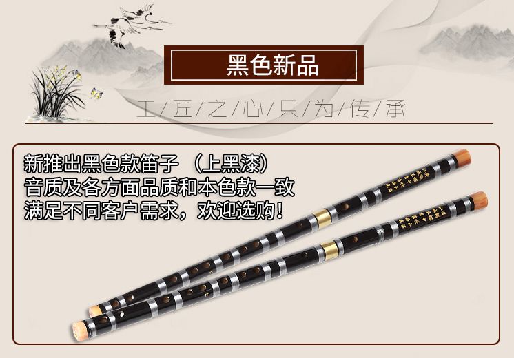 Sáo trúc nhạc cụ sáo trúc người mới bắt đầu sáo trúc người lớn trẻ em mới bắt đầu không cơ bản chơi sáo tinh luyện chuyên nghiệp - Nhạc cụ dân tộc