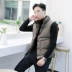 Speed ​​Chen 18 mùa đông cotton mới vest nam phiên bản Hàn Quốc của xu hướng áo vest cotton trẻ trung áo ghi lê nam Áo vest cotton