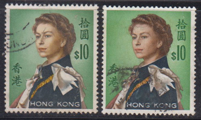 Hong Kong Modern stamps 1962 R26 Queen Elizabeth II 2nd RMB10  Old 1 SF-Taobao