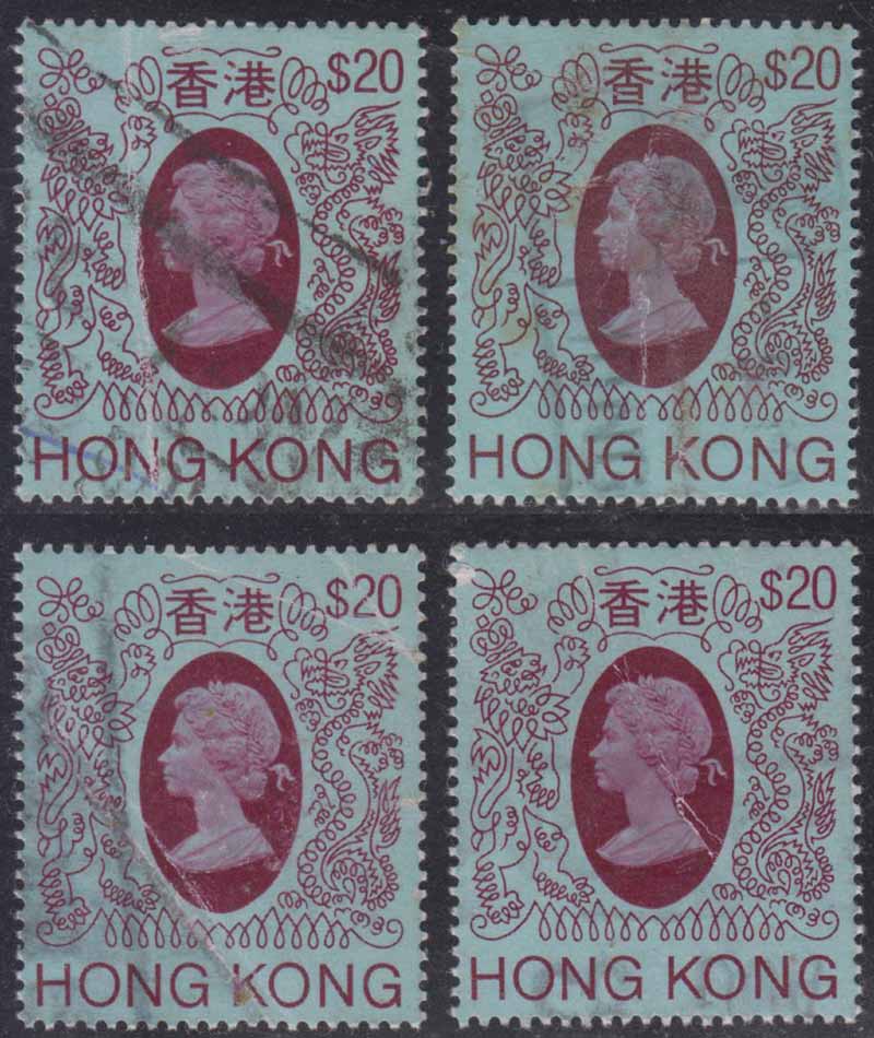 Hong Kong Modern stamps 1982 R34 Queen Elizabeth II 4th time RMB20  Old 1 A-Taobao