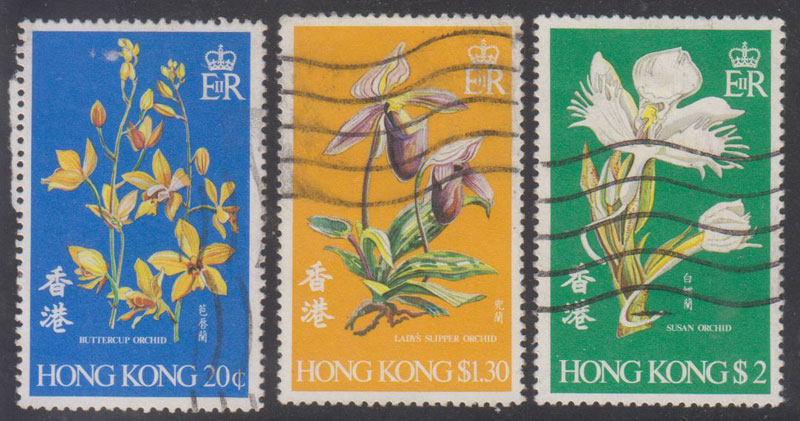 Hong Kong's modern special stamps 1977 S15 Orchid flower credit pin cover ticket 3 All-Taobao