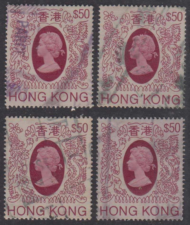 Hong Kong stamps 1982 R34 Queen Elizabeth II Fourth of RMB50  High Value Old 1 A-Taobao