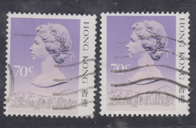 Hong Kong stamps 1988 R36A Queen Elizabeth II's fifth shallow jaw 70C old 1 A-Taobao