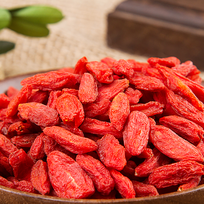 Goji berries Ningxia special-grade wash-free ready-to-eat large-grained goji 500g large gou berries goji authentic 1 catties pure natural
