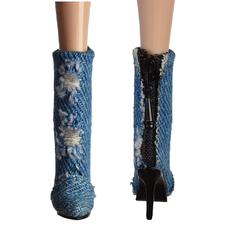 Кукла BJD fr fr2 fr6.0 nu.face shoes boots高跟鞋芭比现货鞋子靴子 Donxu
