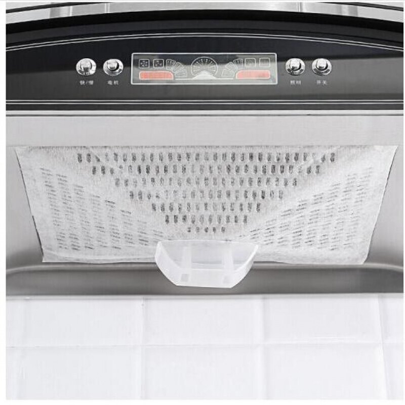 (No-clean) kitchen hood filter filter cotton film oil absorption sticker oil-proof smoke exhaust cover resistant to high temperatures