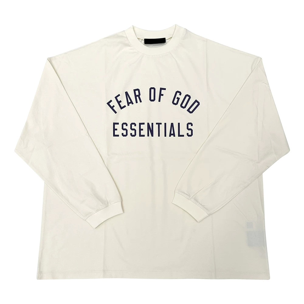 Я не модный FOG ESSENTIALS Сезон 9 Двойная линия Высокий стиль повседневный университетский выпуск печатанный круглый вырез длинные рукава