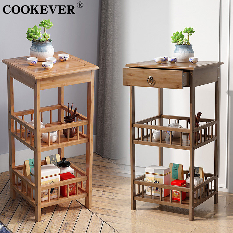 Small tea table minimalist modern Mini small family living room sofa edge a few corners a few bedrooms bed head cabinet table small square tea table