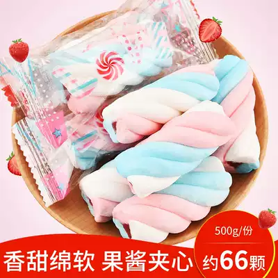 500g color juice sandwich marshmallow wedding candy cake decoration baking candy bulk wholesale