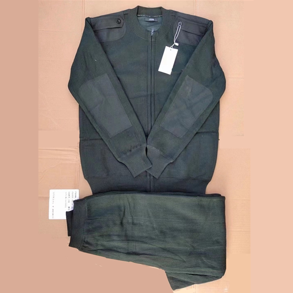 Military green suede suede pants pine branches green and cold and warm inside wearing cashew wool clothing line pants Lauprotect suit-Taobao